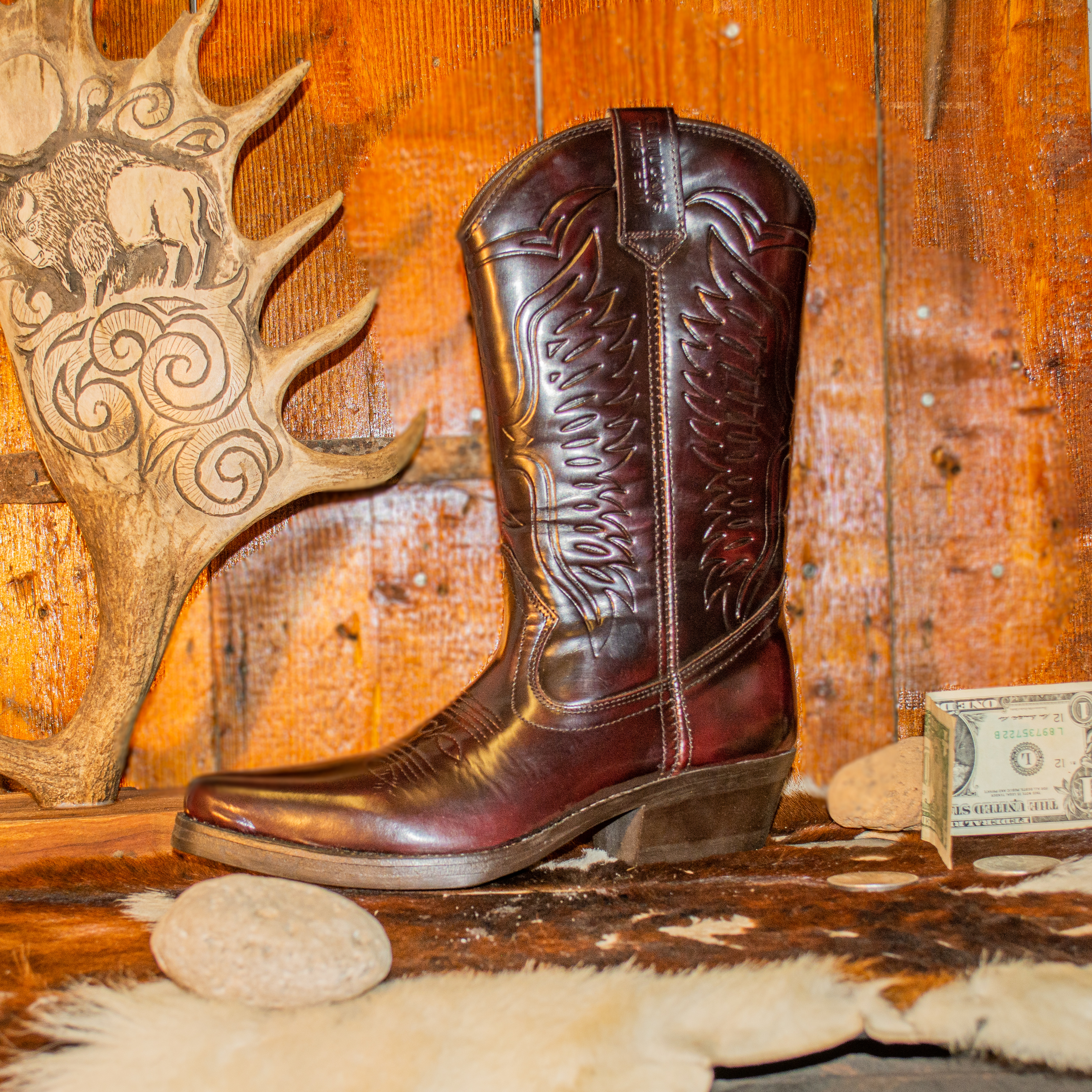 Kentucky's Western Boot / rotbraun